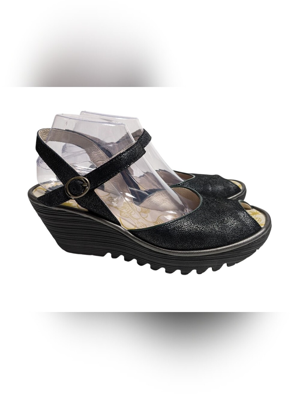 Fly London Strappy Wedge Heels